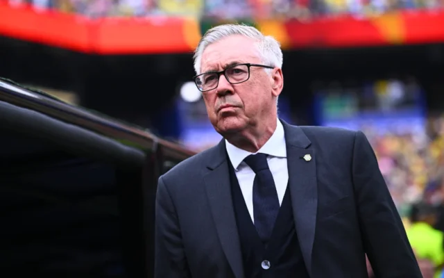 Carlo Ancelotti, actuel sélectionneur de l'équipe de football du Brésil.
